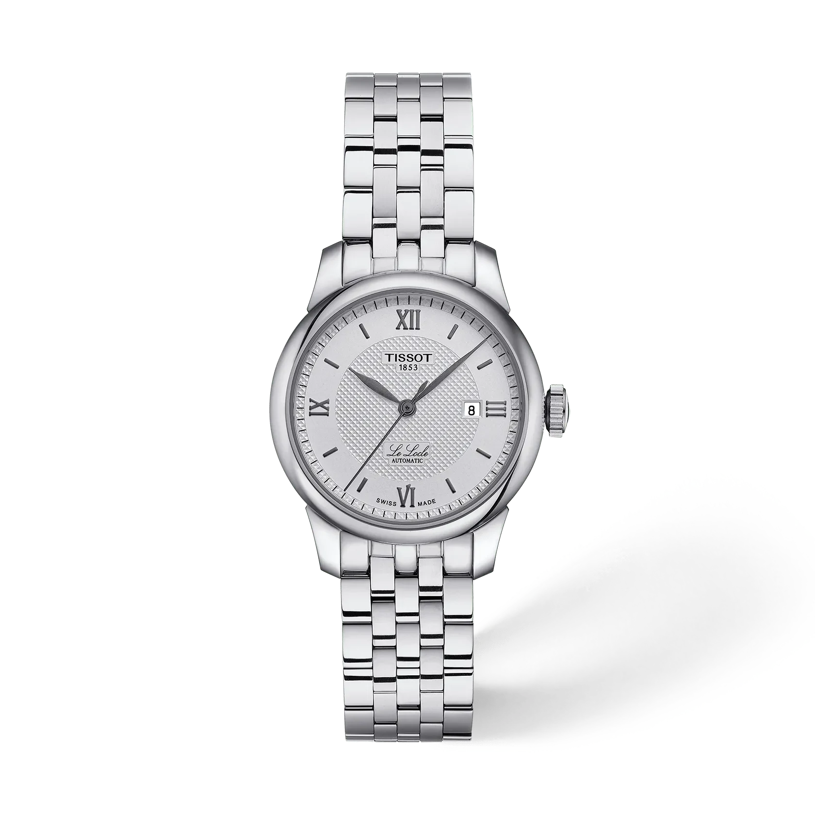 Tissot Le Locle Automatic 29 мм — серебристый циферблат, стальной браслет