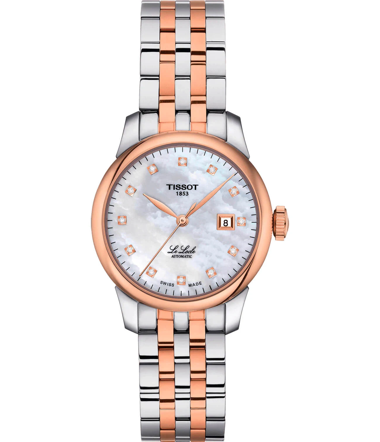 Tissot Le Locle Automatic 29 мм — белый перламутровый циферблат