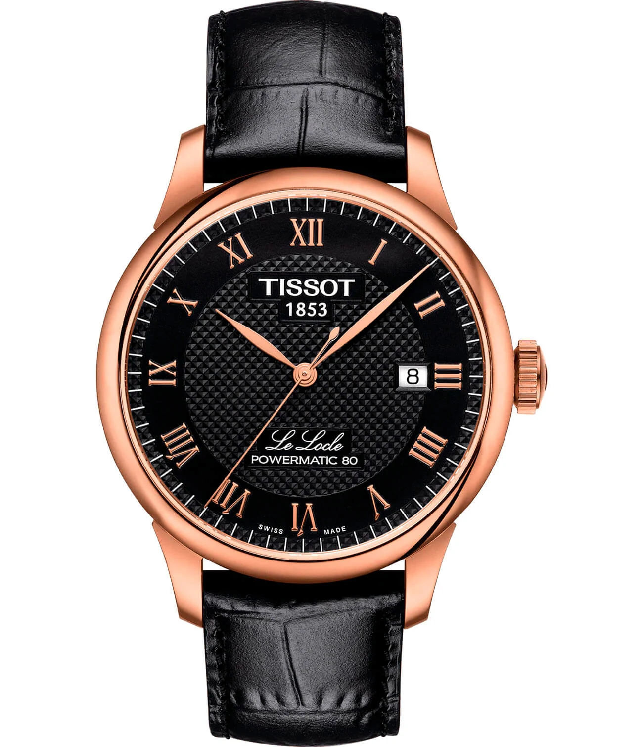 Tissot Le Locle Automatic 39 мм — чёрный циферблат