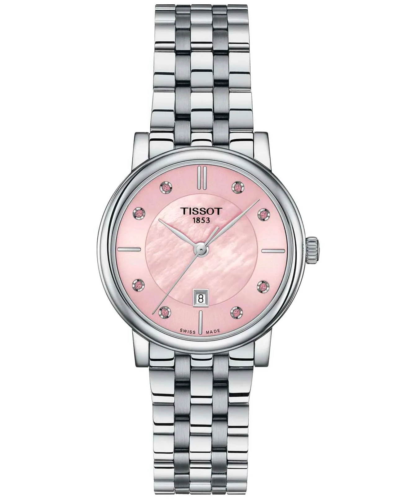Tissot Carson Premium 30 мм — розовый циферблат