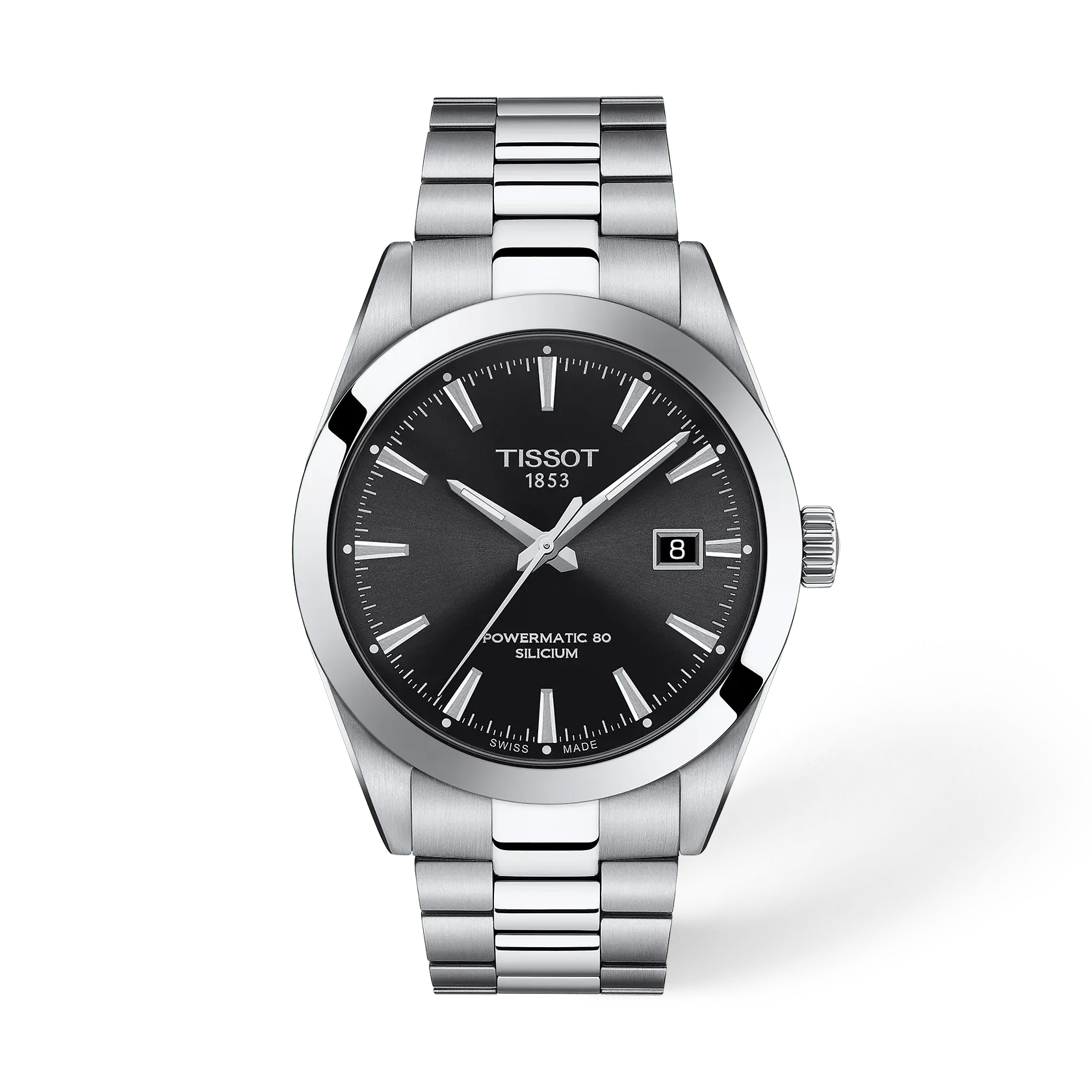 Tissot Gentleman Automatic 40 мм — чёрный циферблат