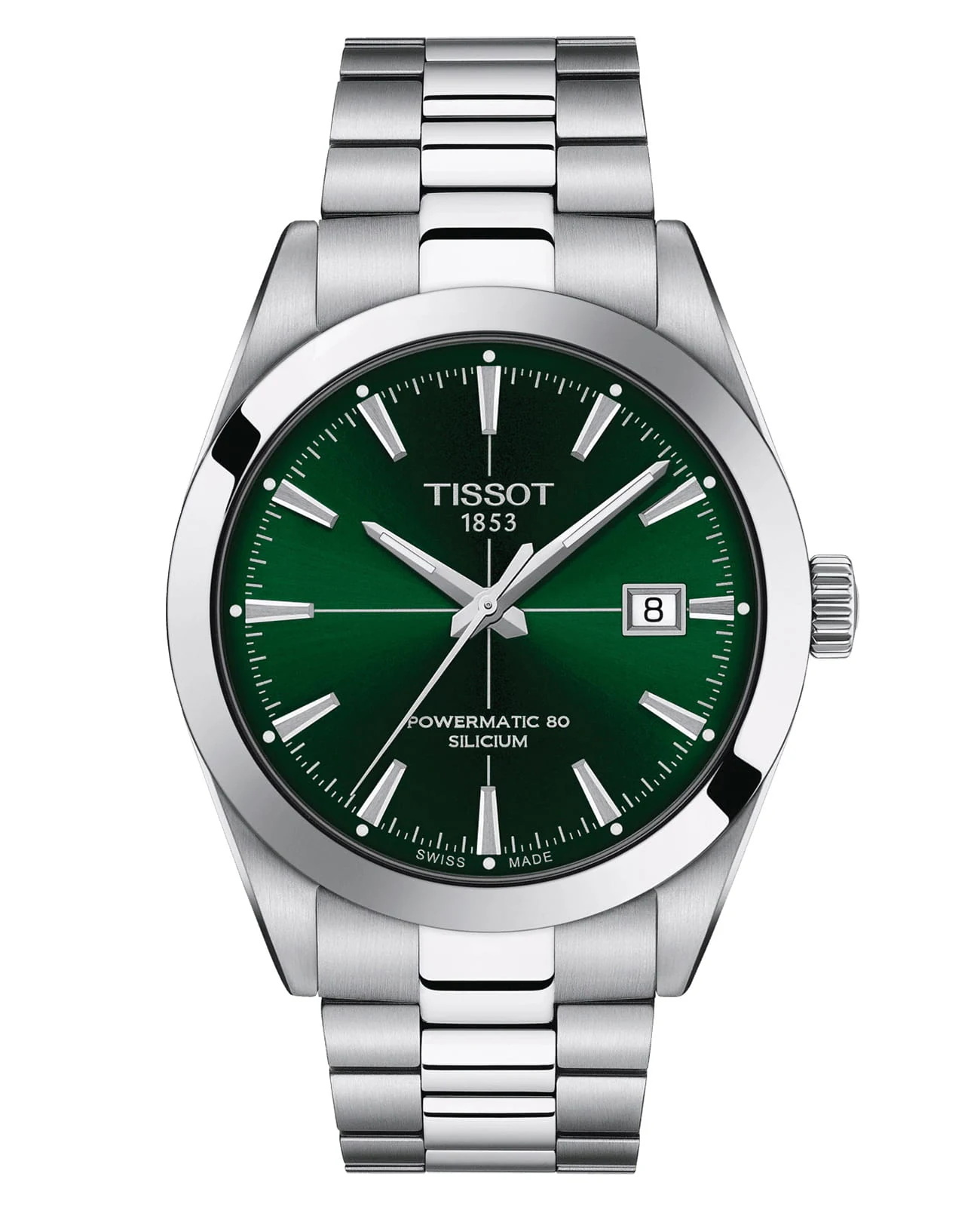 Tissot Gentleman Automatic 40 мм — зелёный циферблат