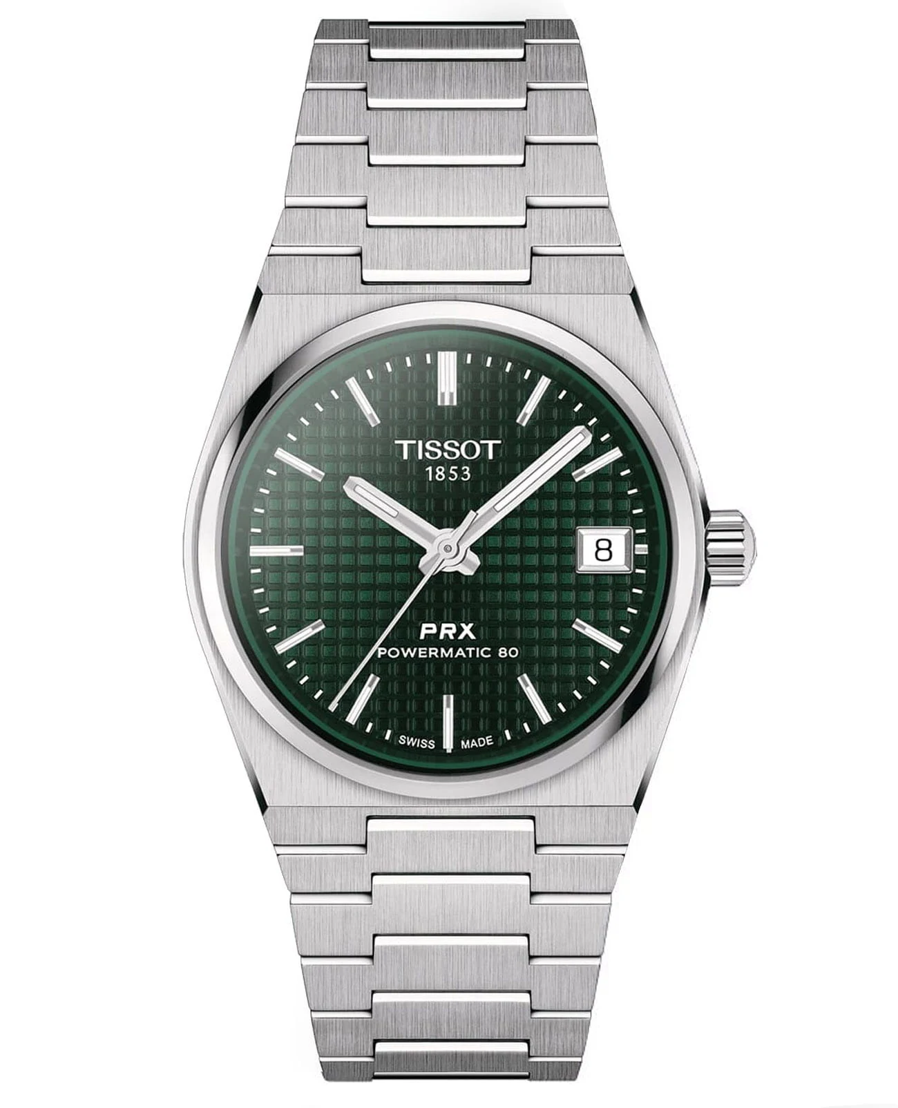 Tissot PRX Automatic 35 мм — зелёный циферблат