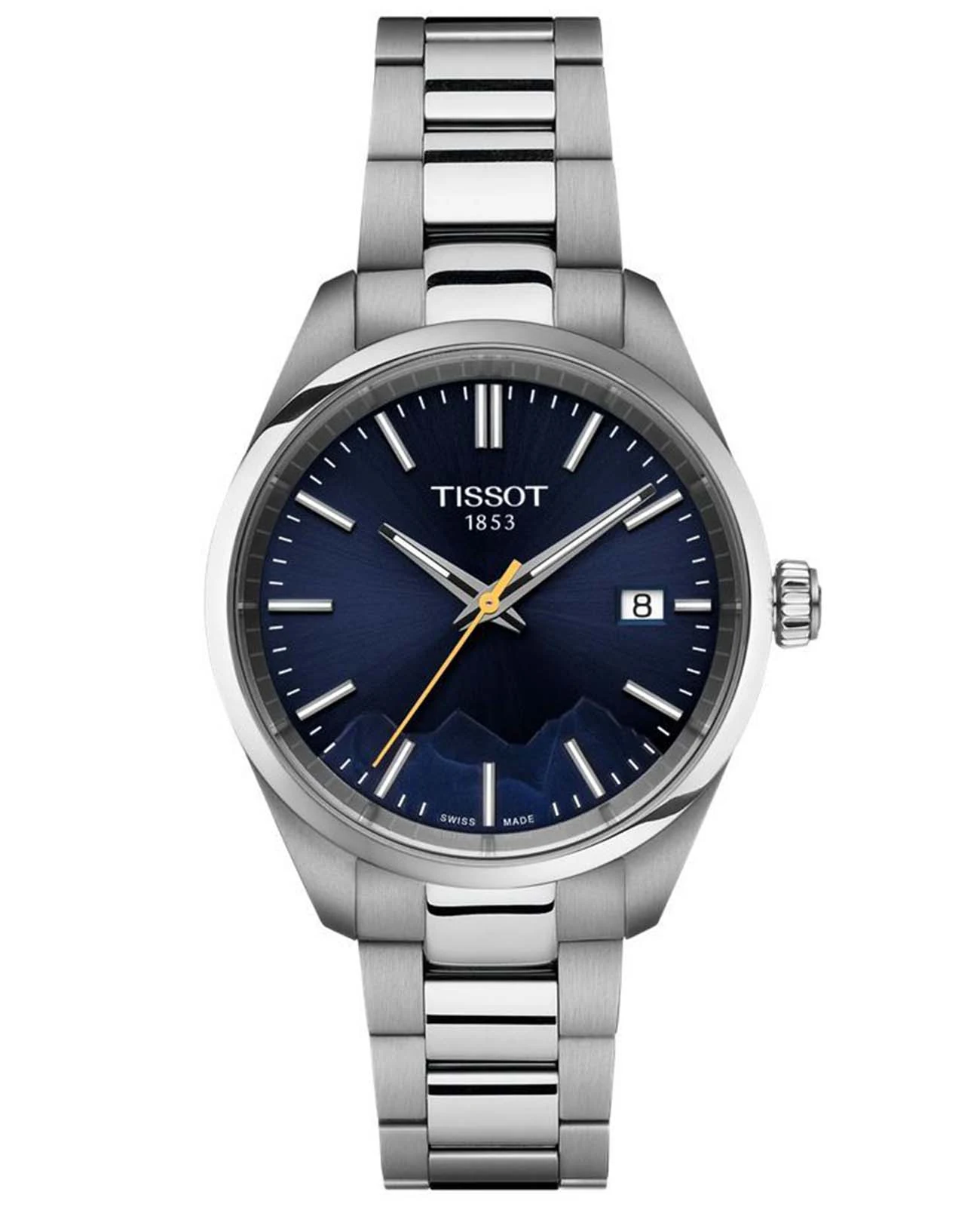 Tissot PR 100 Jungfraubahn 34 мм — синий циферблат