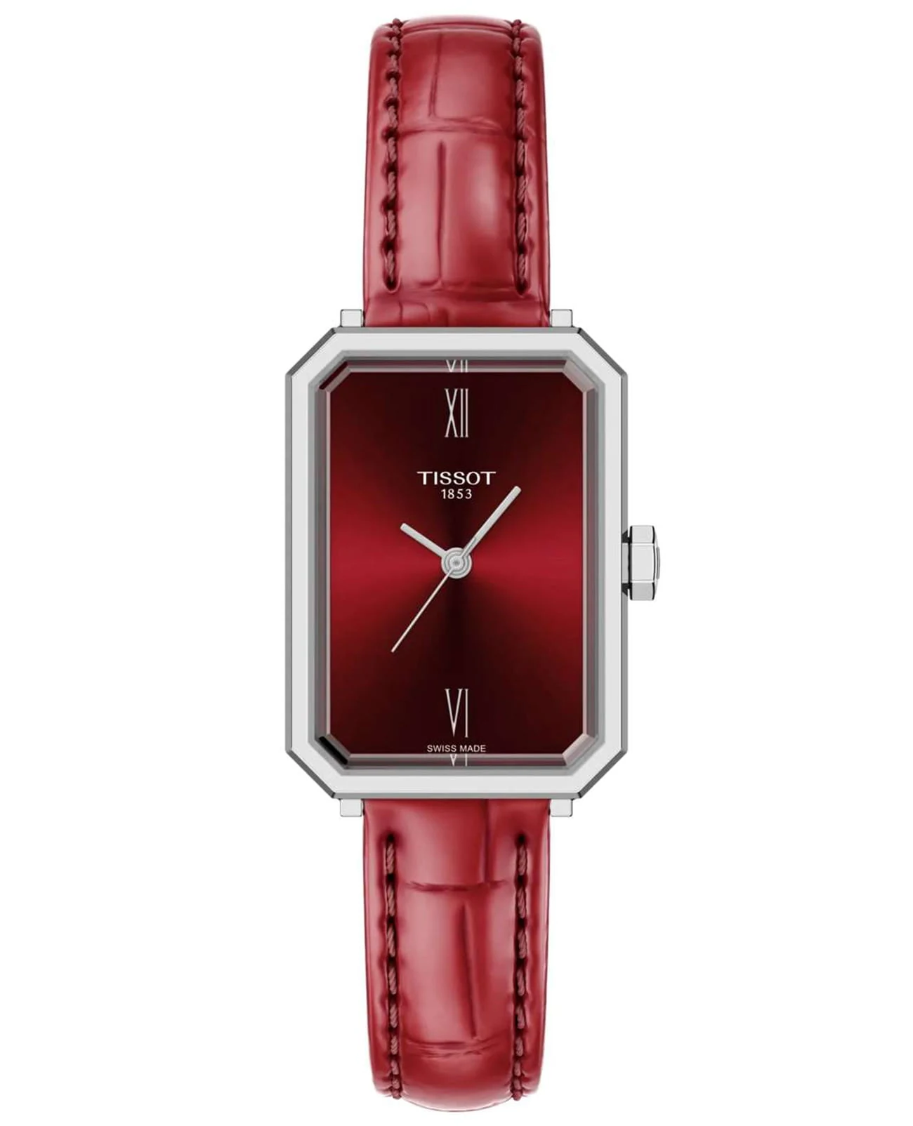 Tissot SRV 21,8 × 30 мм — красный циферблат