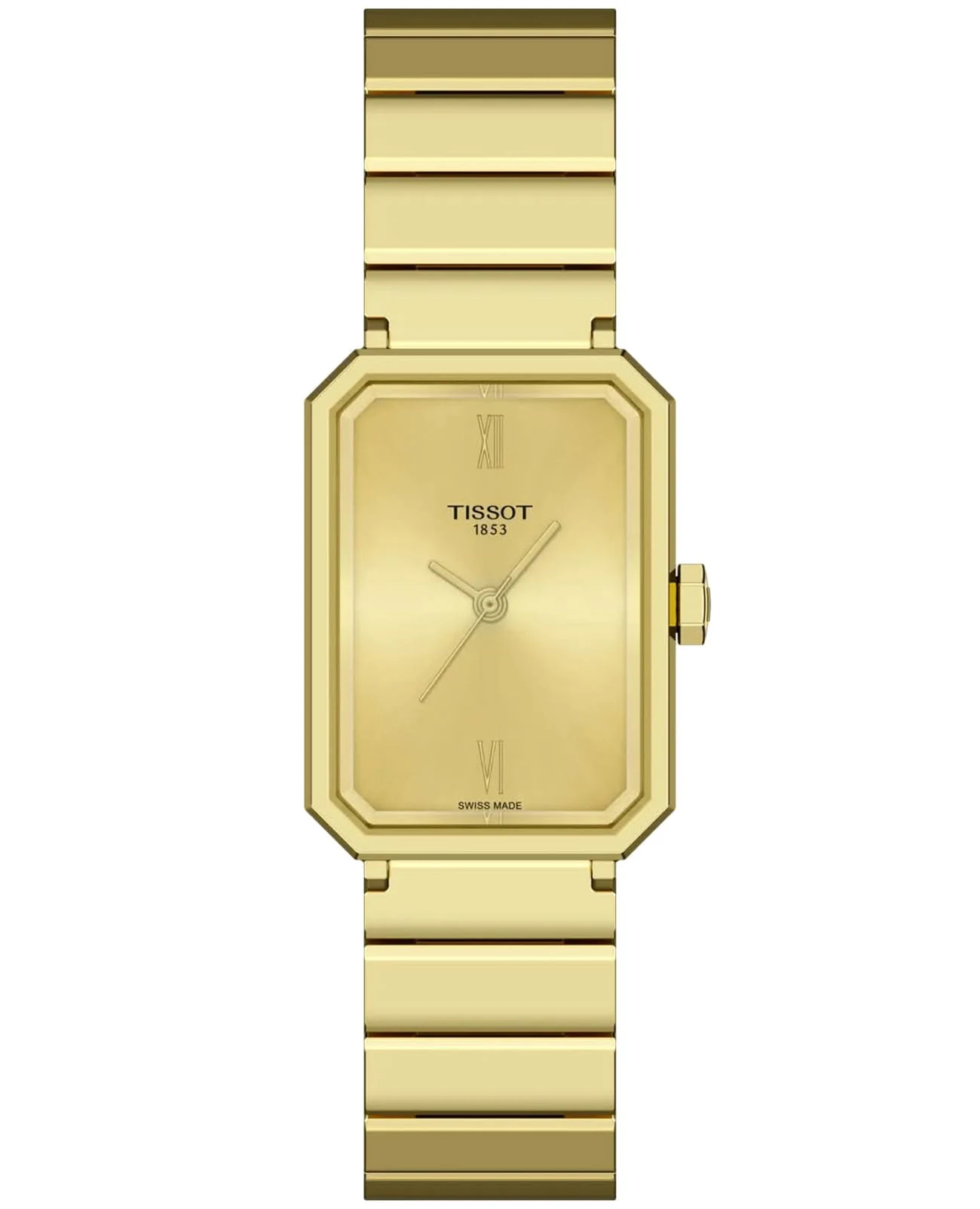Tissot SRV 21,8 × 30 мм — циферблат цвета шампань