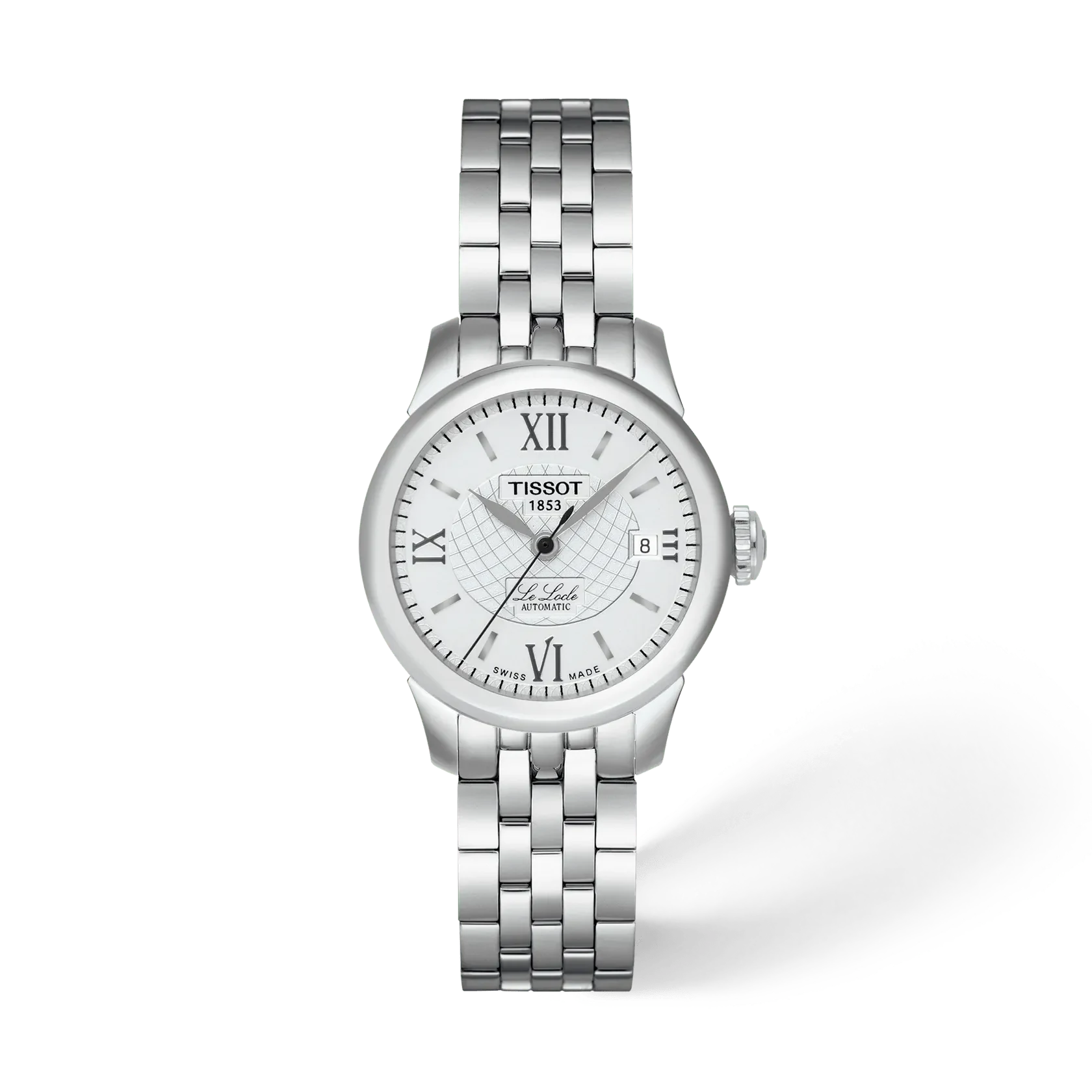 Tissot Le Locle Automatic 25,3 мм — серебристый циферблат, стальной браслет