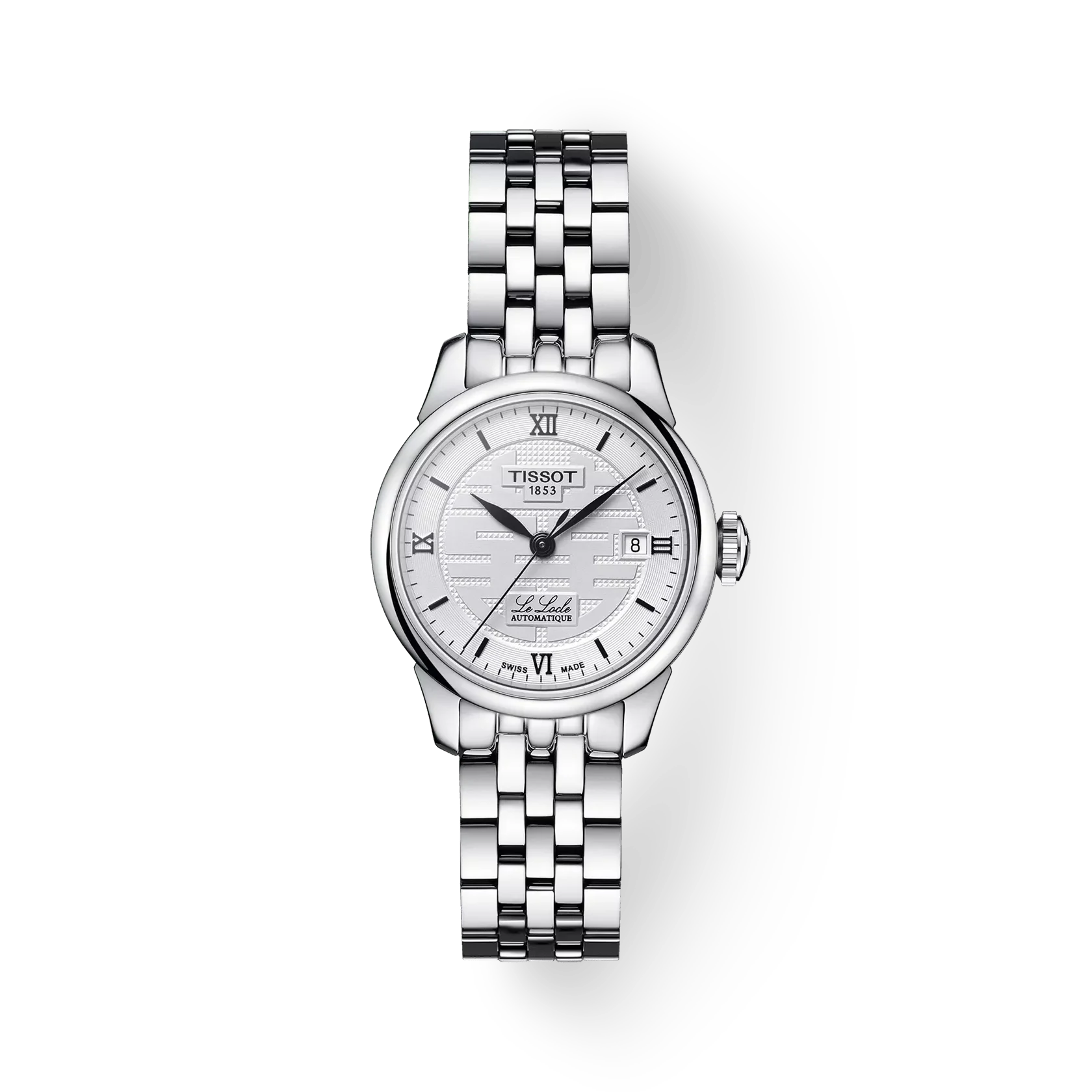 Tissot Le Locle Automatic Double Happiness Lady 25,3 мм — серебристый циферблат