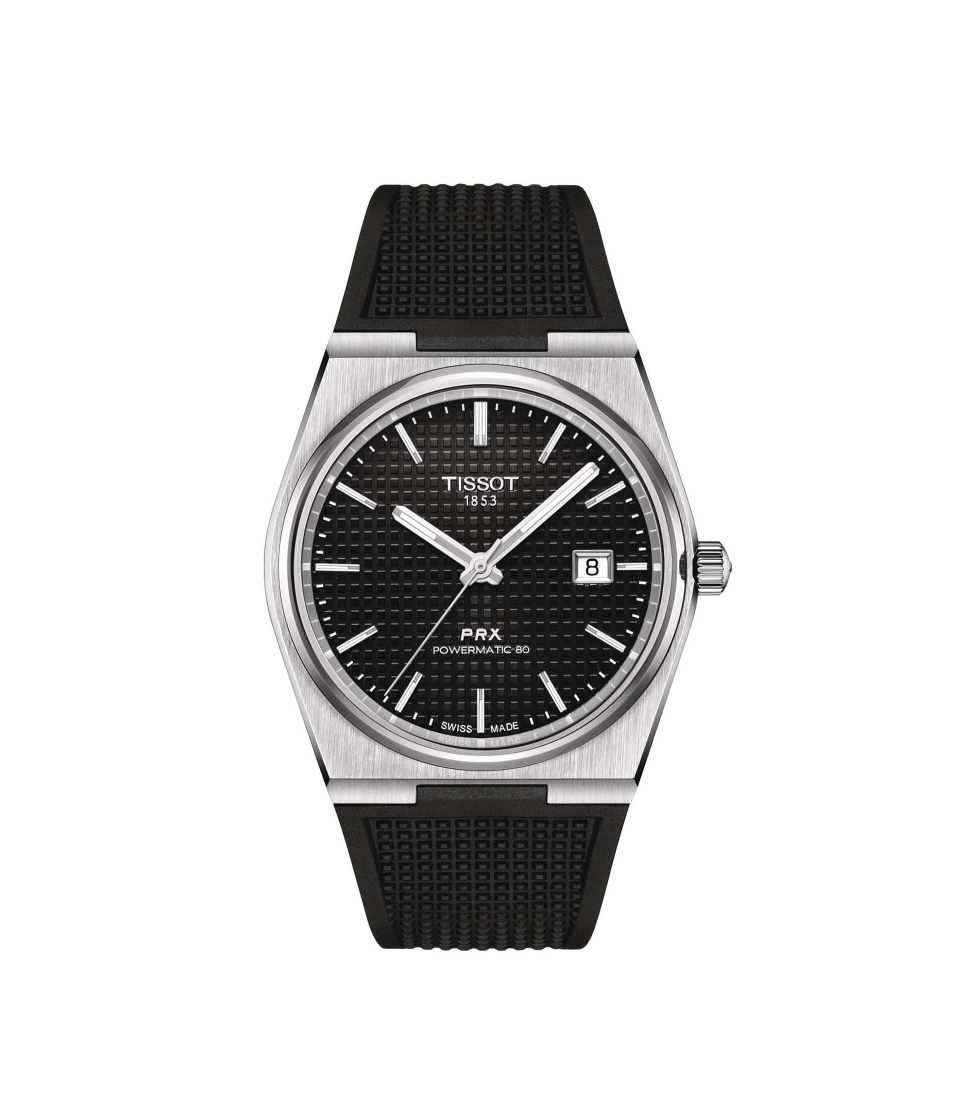 Tissot PRX 40mm Black (каучук)