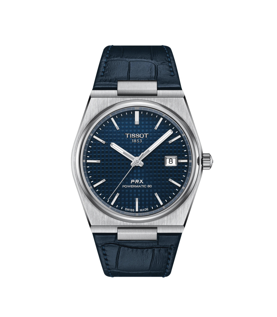 Tissot PRX 40mm Blue (кожа)