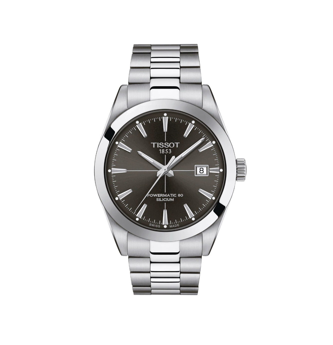 Tissot Gentleman 40mm Grey Stripes (браслет)