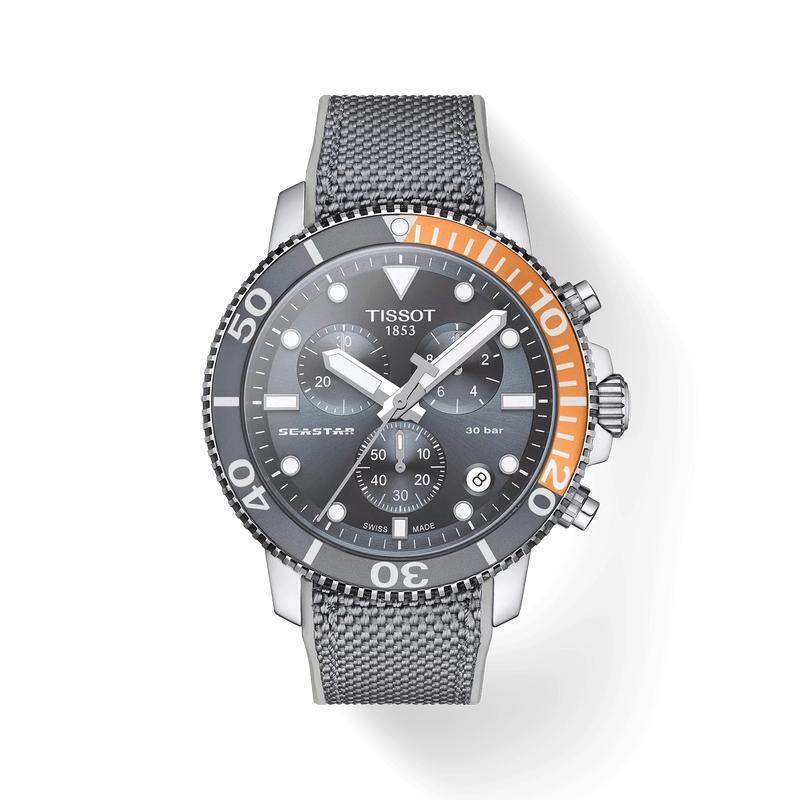 Tissot Seastar 1000 Chronograph 45.5mm Green (браслет)