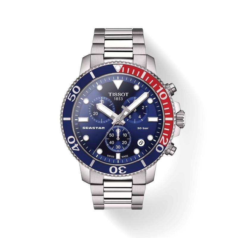 Tissot Seastar 1000 Chronograph 45.5mm Blue