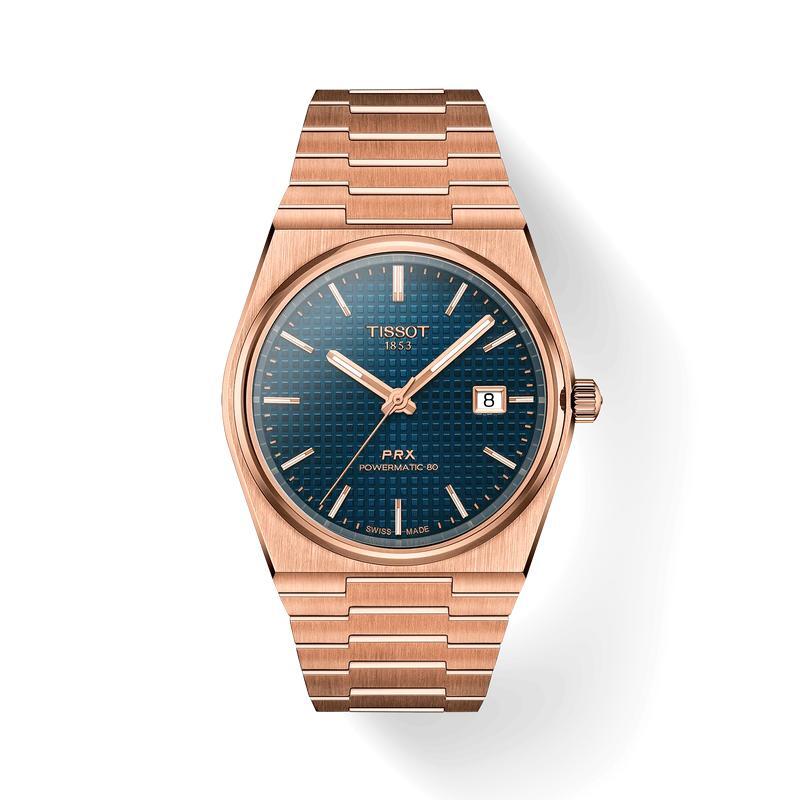 Tissot PRX 40mm Rose gold Blue